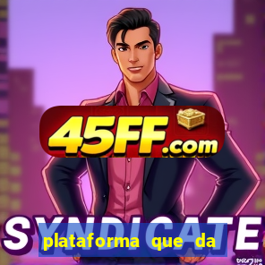 plataforma que da 30 reais para jogar